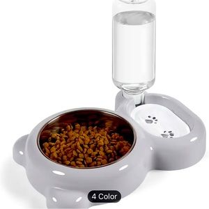 Pet Double Bowl Set